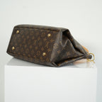 Louis Vuitton Pallas MM Monogram Safran Shoulder Bag