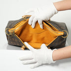 Louis Vuitton Pallas MM Monogram Safran Shoulder Bag