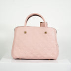 Louis Vuitton Rose Poudre Pink Monogram Empreinte Montaigne BB Handbag