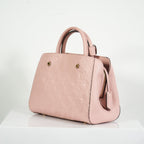 Louis Vuitton Rose Poudre Pink Monogram Empreinte Montaigne BB Handbag