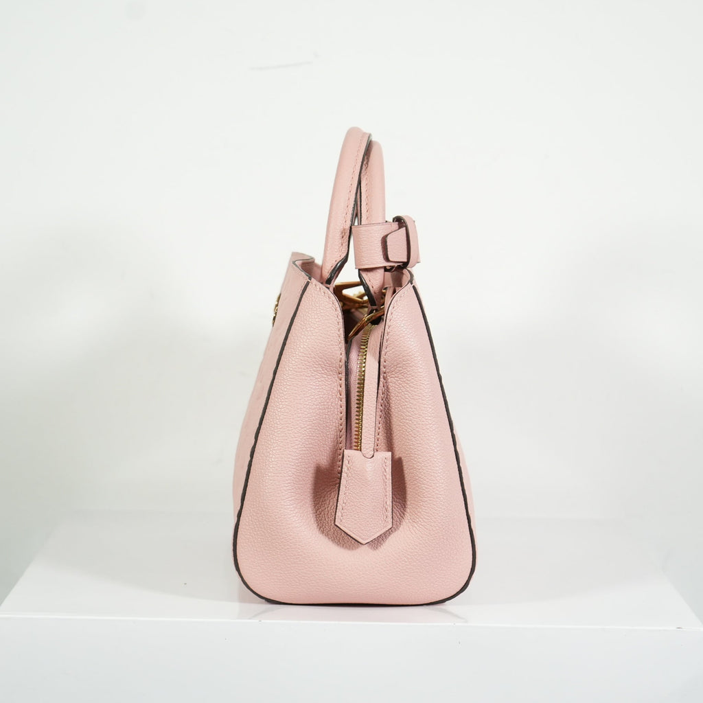 Louis Vuitton Rose Poudre Pink Monogram Empreinte Montaigne BB Handbag