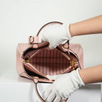 Louis Vuitton Rose Poudre Pink Monogram Empreinte Montaigne BB Handbag