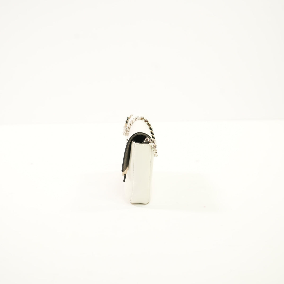 Fendi Micro White Baguette W/Dustbag