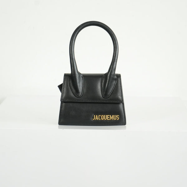 Jacquemus Black Leather Le Chiquito Mini Handbag
