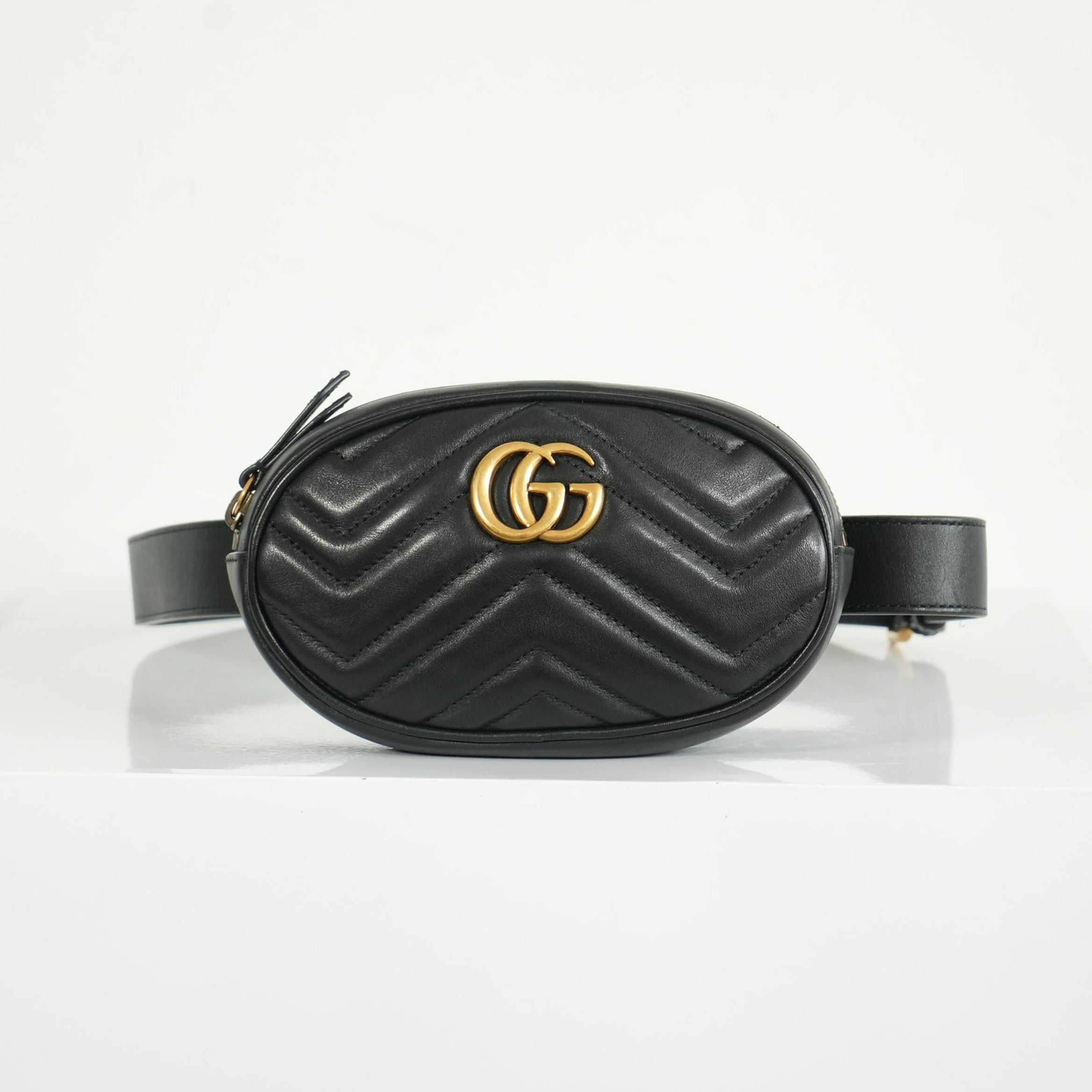 Gucci GG Black Marmont Belt Bag