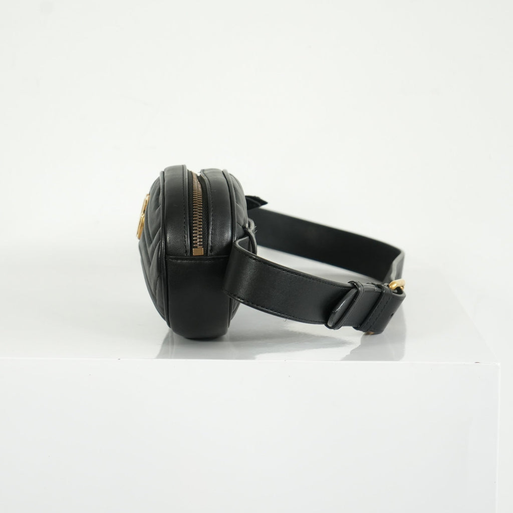 Gucci GG Black Marmont Belt Bag