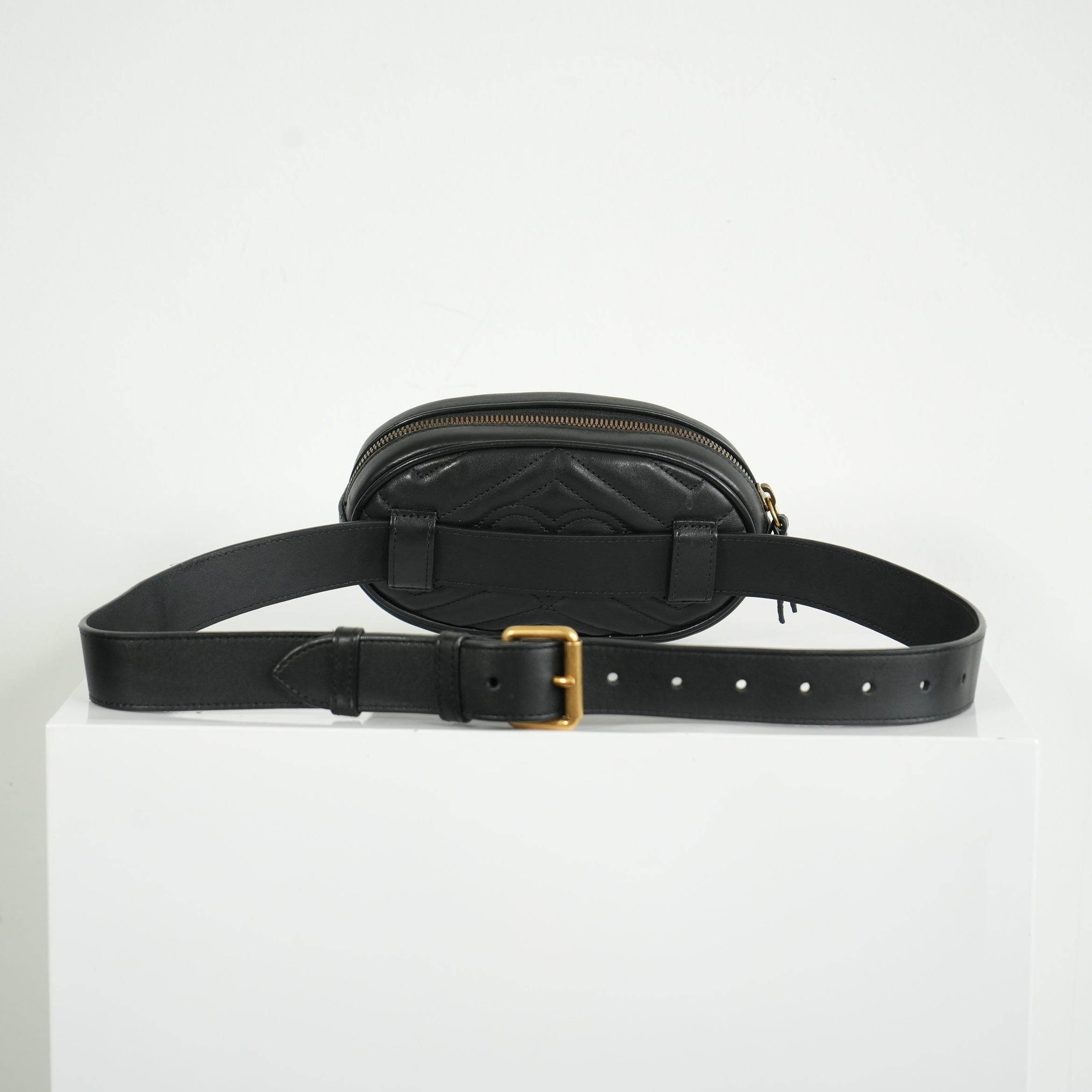 Gucci GG Black Marmont Belt Bag