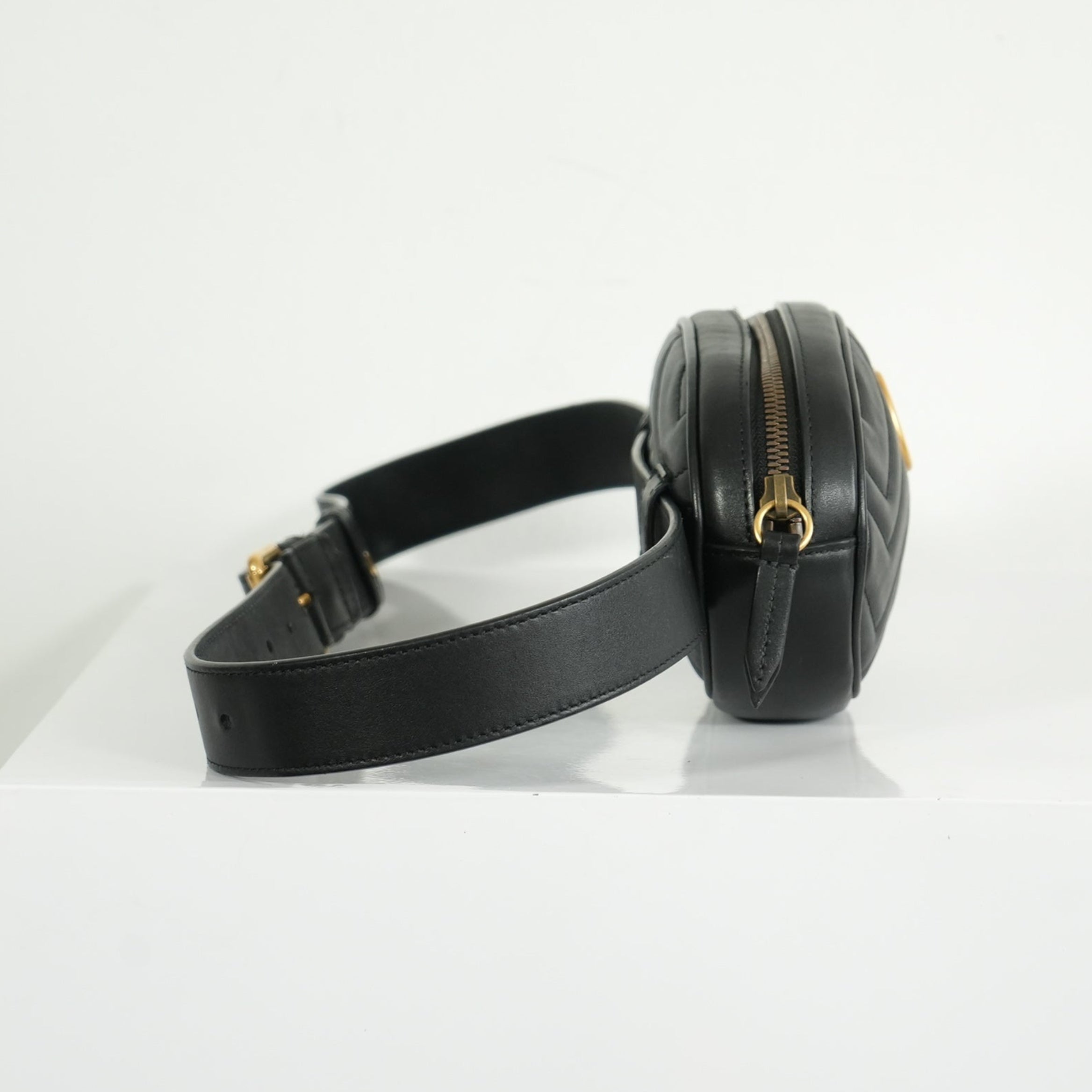 Gucci GG Black Marmont Belt Bag