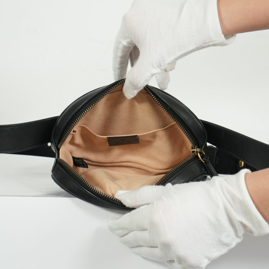 Gucci GG Black Marmont Belt Bag