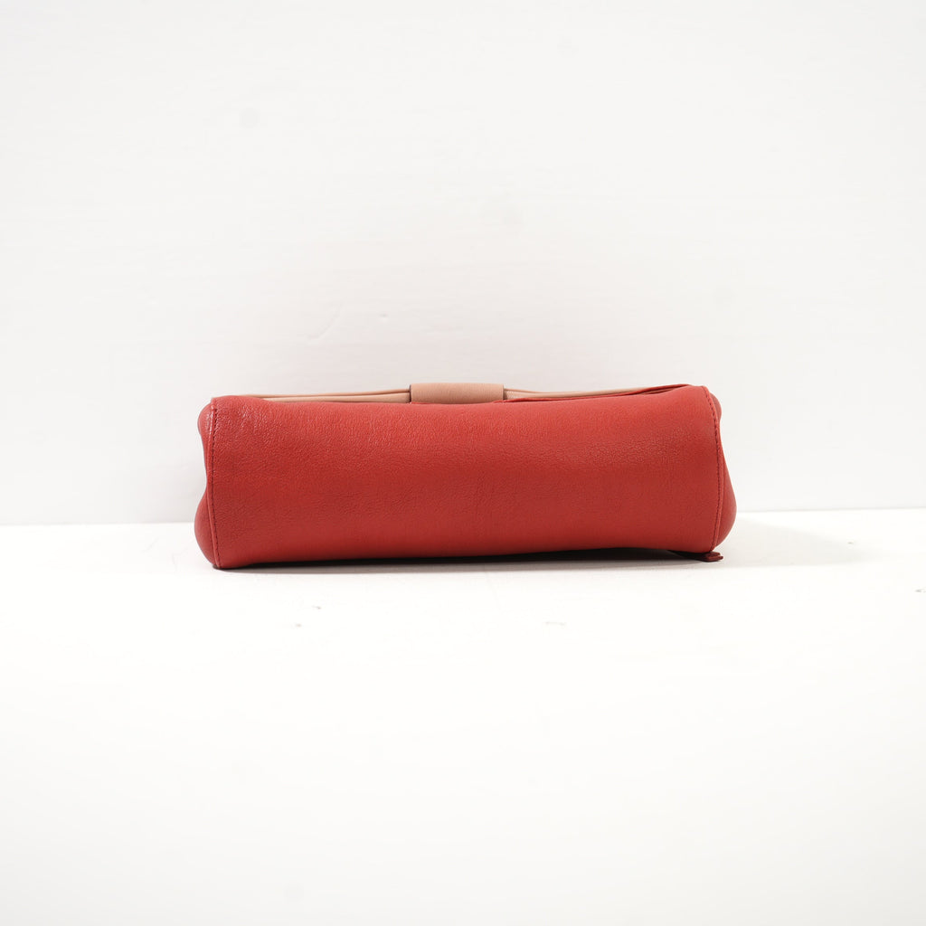Chloe June Bow Small Shoulder Bag 2013 Red And Pink