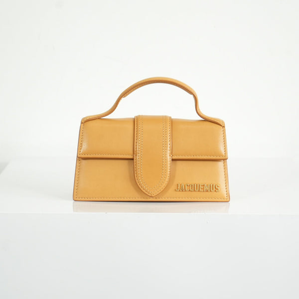Jacquemus Yellow Le Bambino Leather Bag