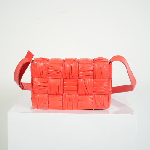 Bottega Veneta Plisse Interccio Cassette Crossbody Bag