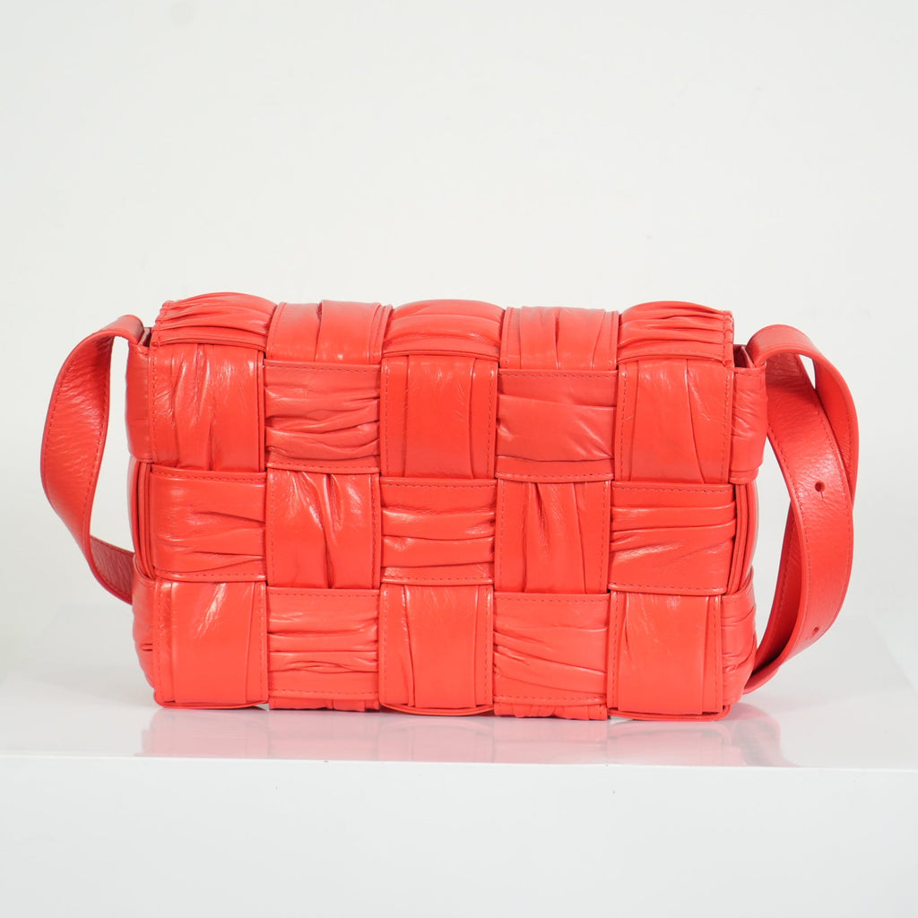 Bottega Veneta Plisse Interccio Cassette Crossbody Bag
