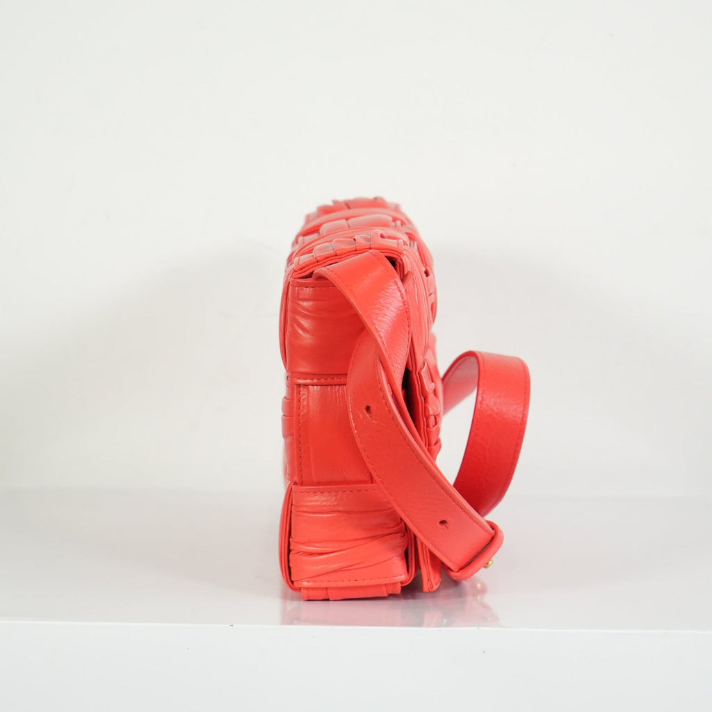 Bottega Veneta Plisse Interccio Cassette Crossbody Bag