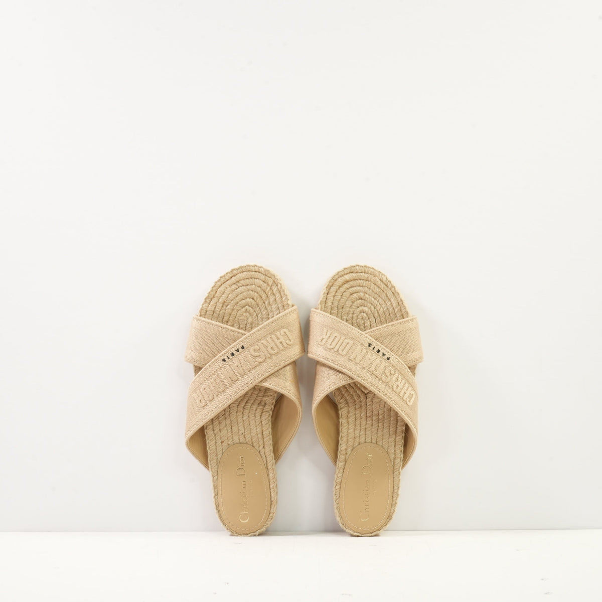 Christian Dior Granille Dway Espadrille Sandals, Size: 38.5