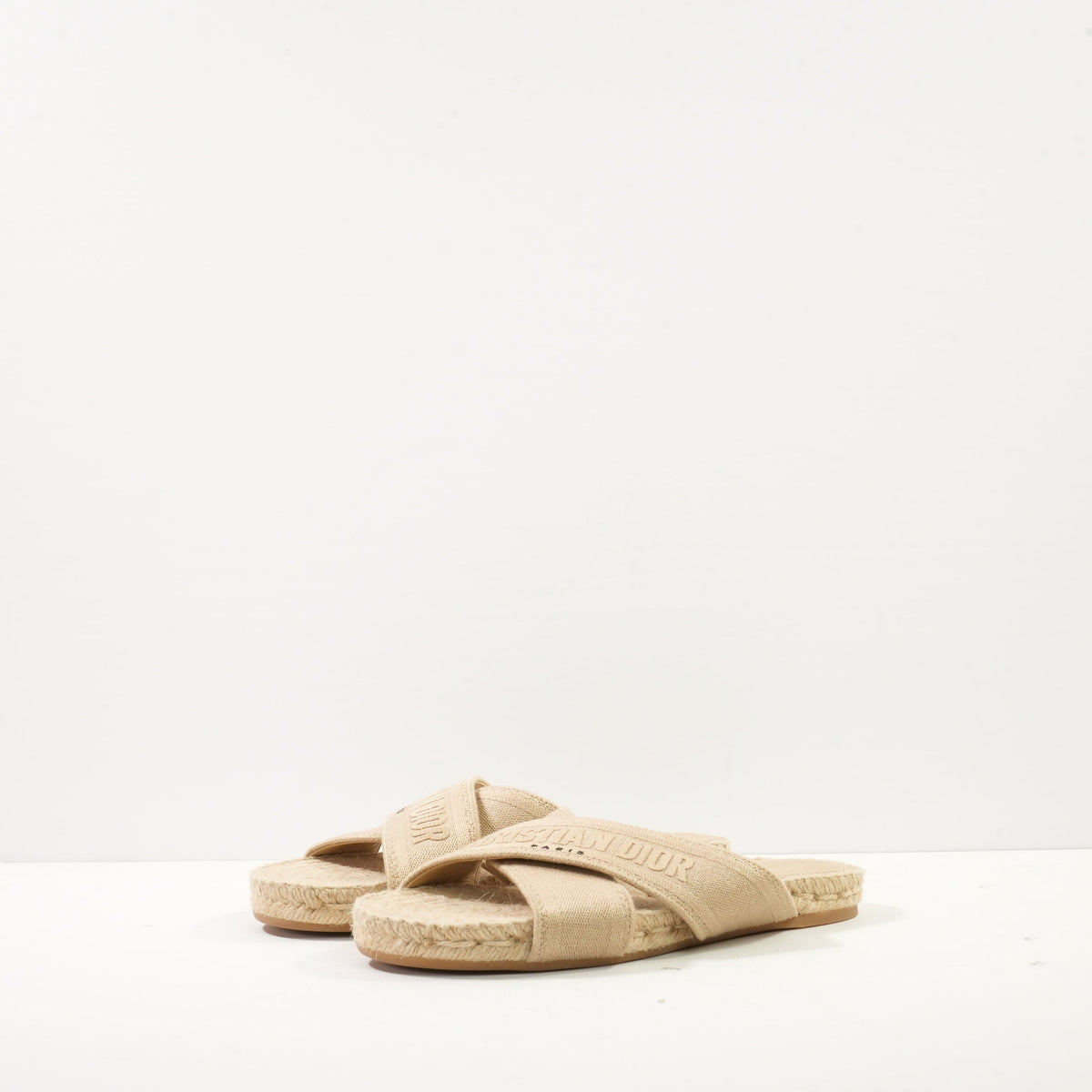 Christian Dior Granille Dway Espadrille Sandals, Size: 38.5