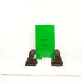 Bottega Veneta Brown Knotted Stretch Mues in a square open toe (36 1/2) (full set)