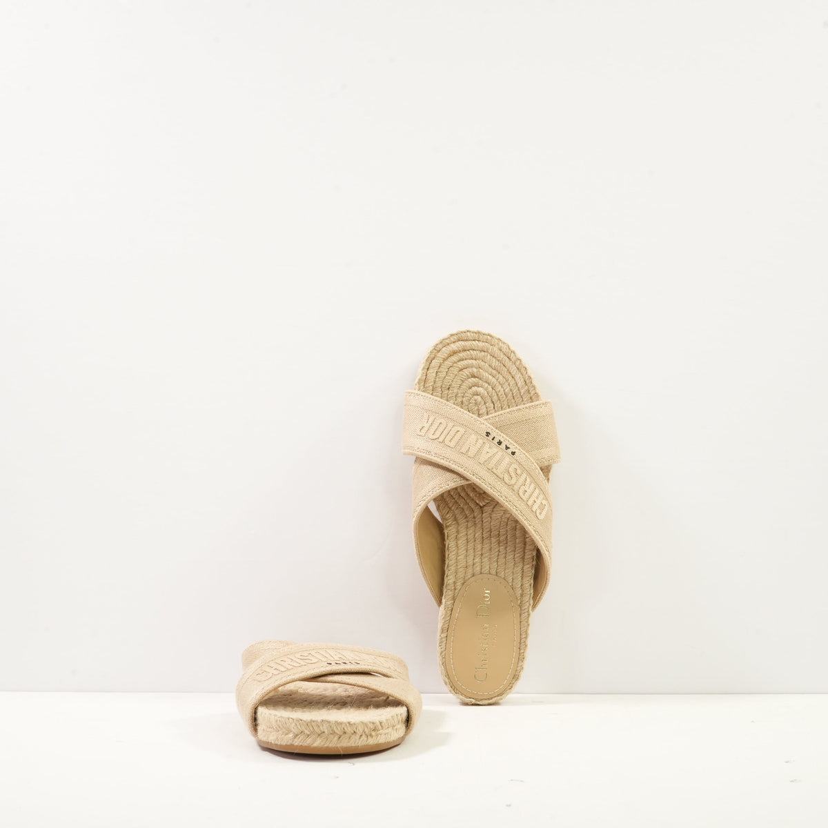Christian Dior Granille Dway Espadrille Sandals, Size: 38.5