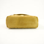 Saint Laurent Loulou Medium Shoulder Bag in Charteuse Gold Tone Hardware W./Dustbag
