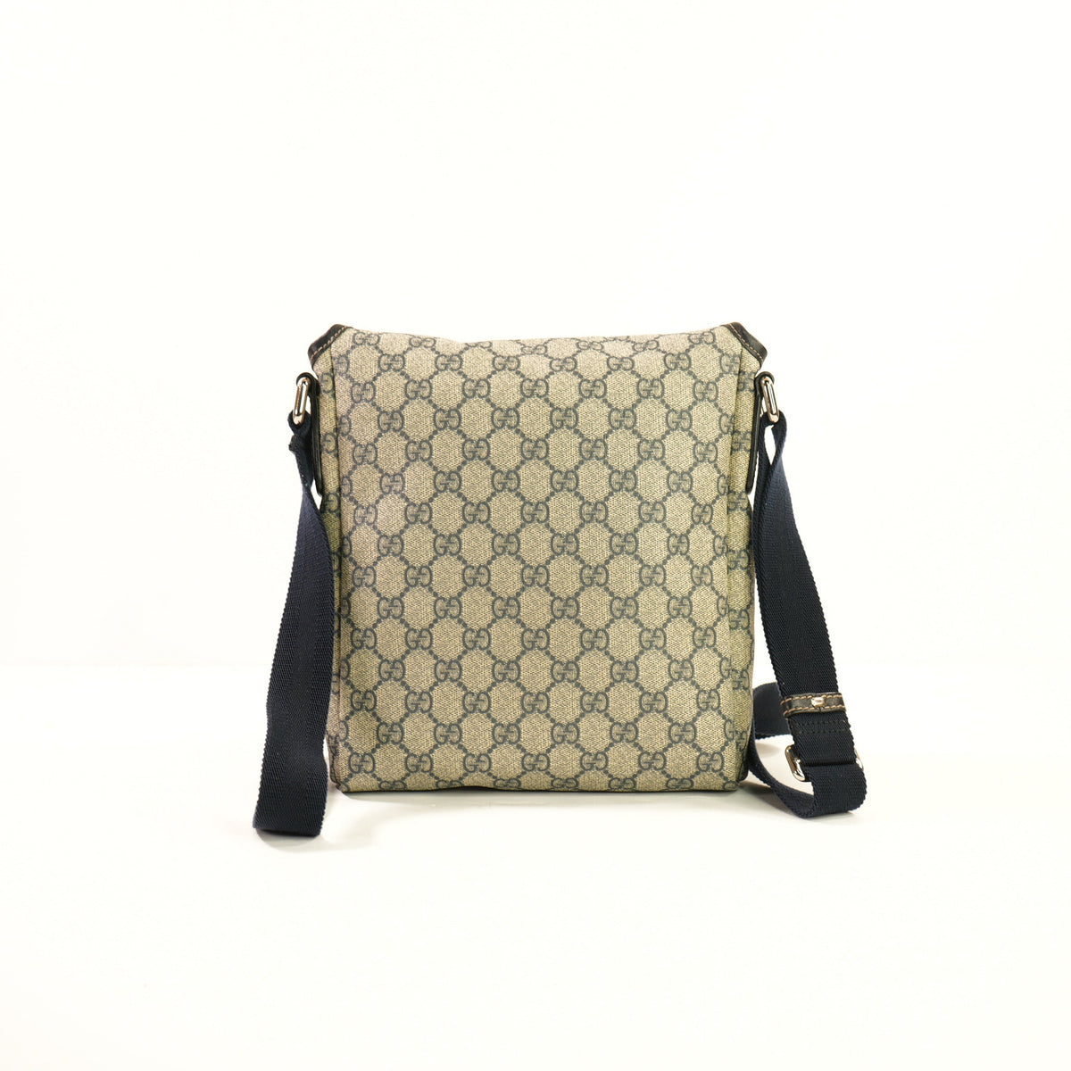 Gucci GG Supreme Crossbody Bag in Blue Monogram