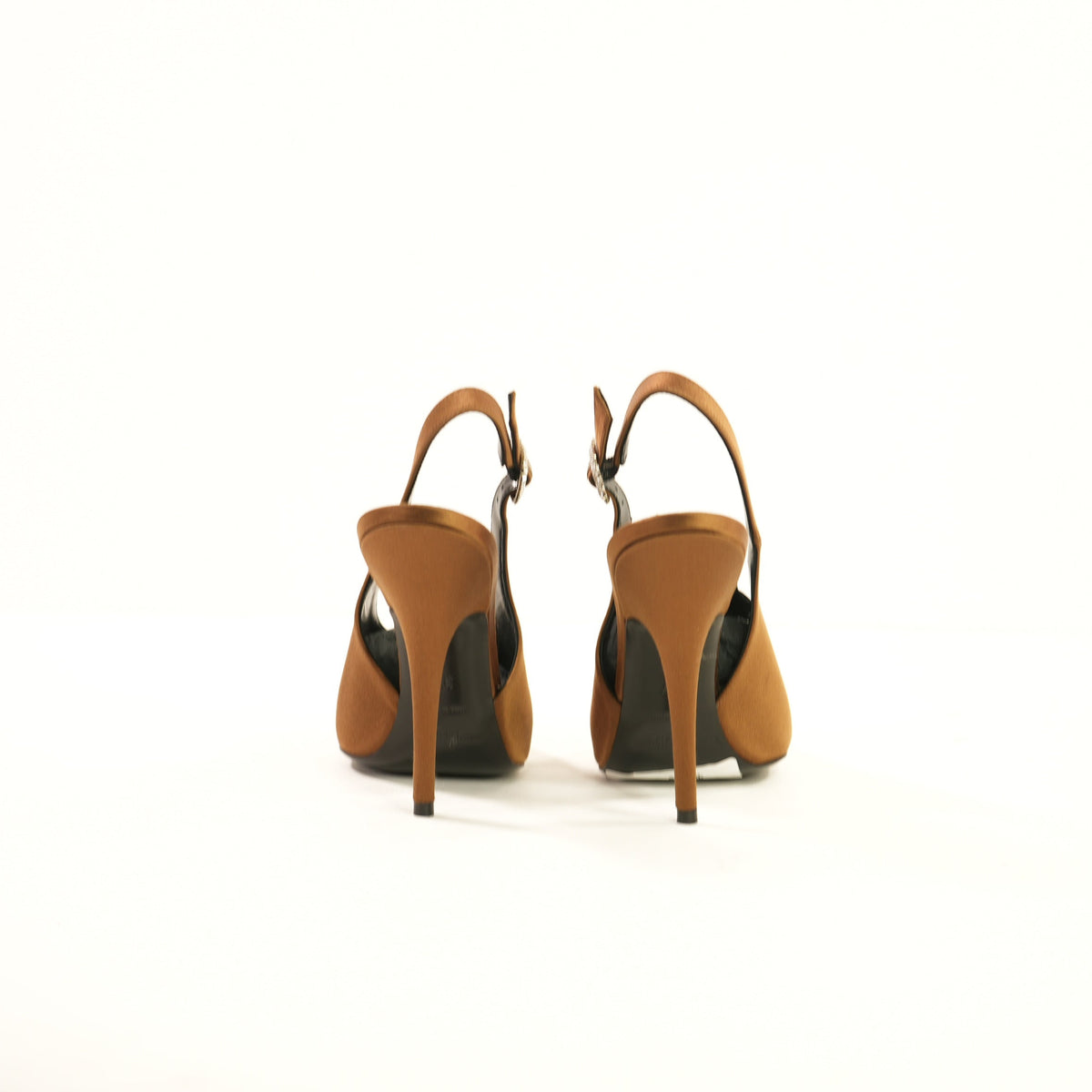 Saint Laurent Yasmeen Slingblack Pumps in metallic brown 37 Full set