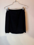 Miu Miu Black Wool Skirt Size 38