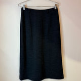 Miu Miu Mid Length Pencil Skirt Charcoal Gray