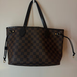 Louis Vuitton Brown Checkered Never-full Handbag