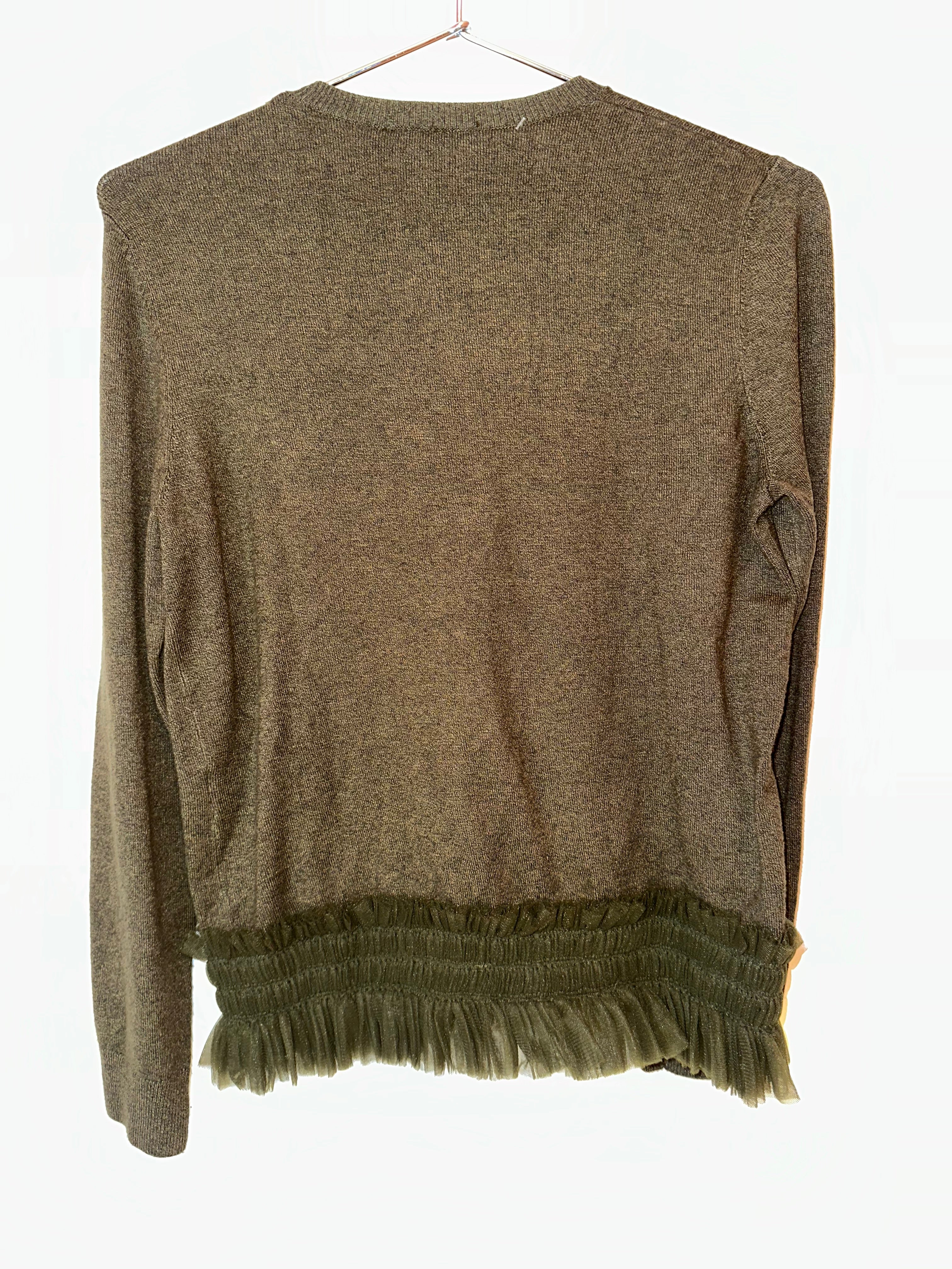 Yohji Yamamoto Tulle Bottom Cardigan