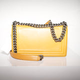 Chanel Boy Bag Refined Mustard