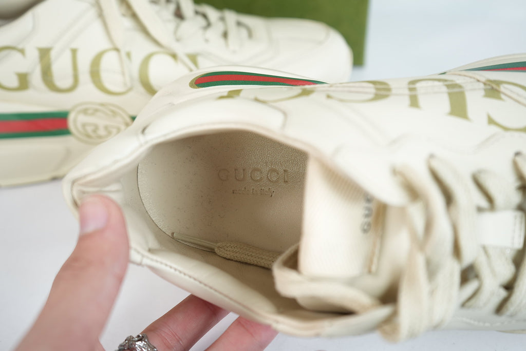 Gucci Rhyton Sneakers Size 37 With Box