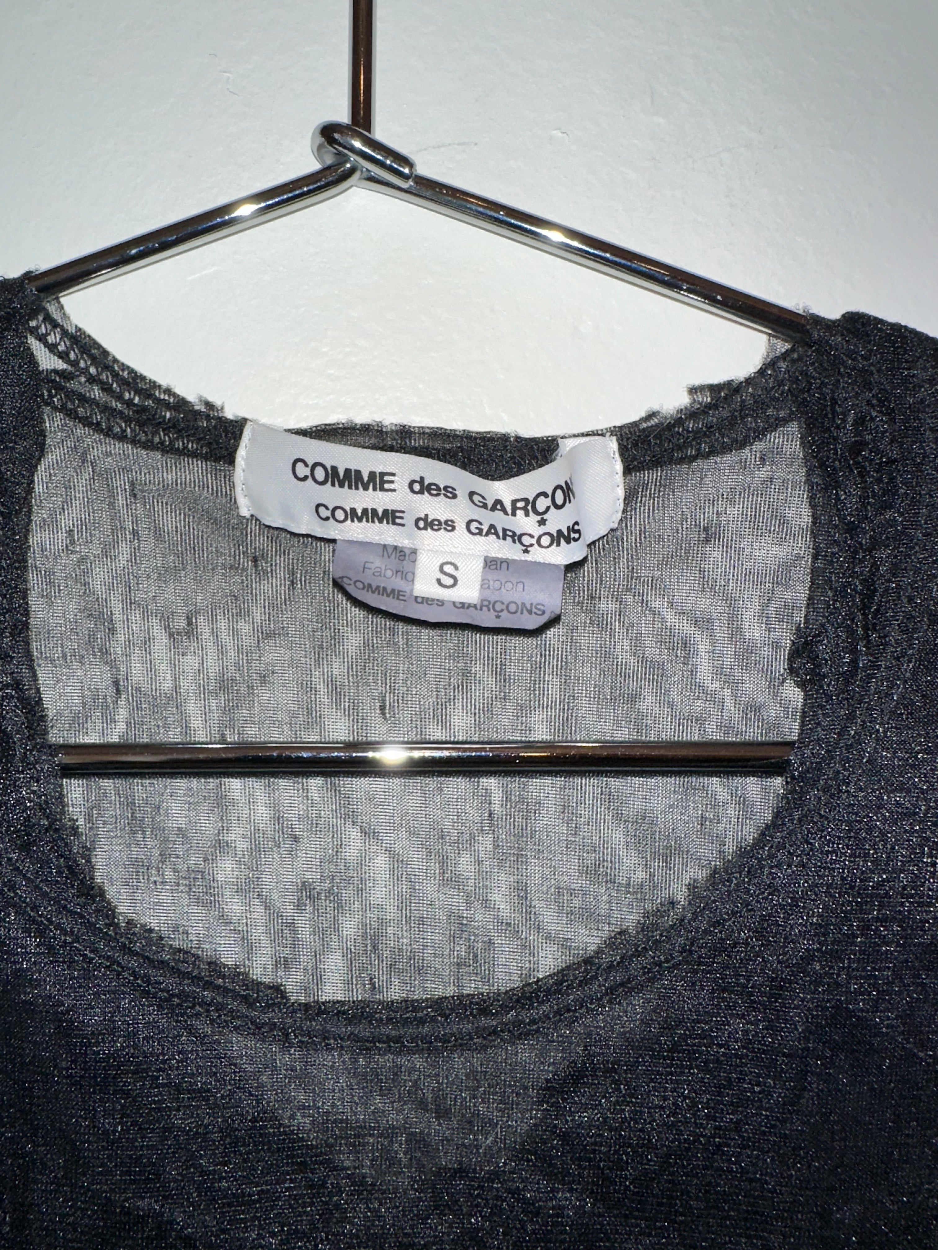 Comme Des Garçon Mesh Shirt with Extra Lining