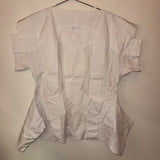 Comme Des Garçons White Asymmetrical Top size small
