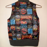 Hysteric Glamour Patterned Puffer Vest