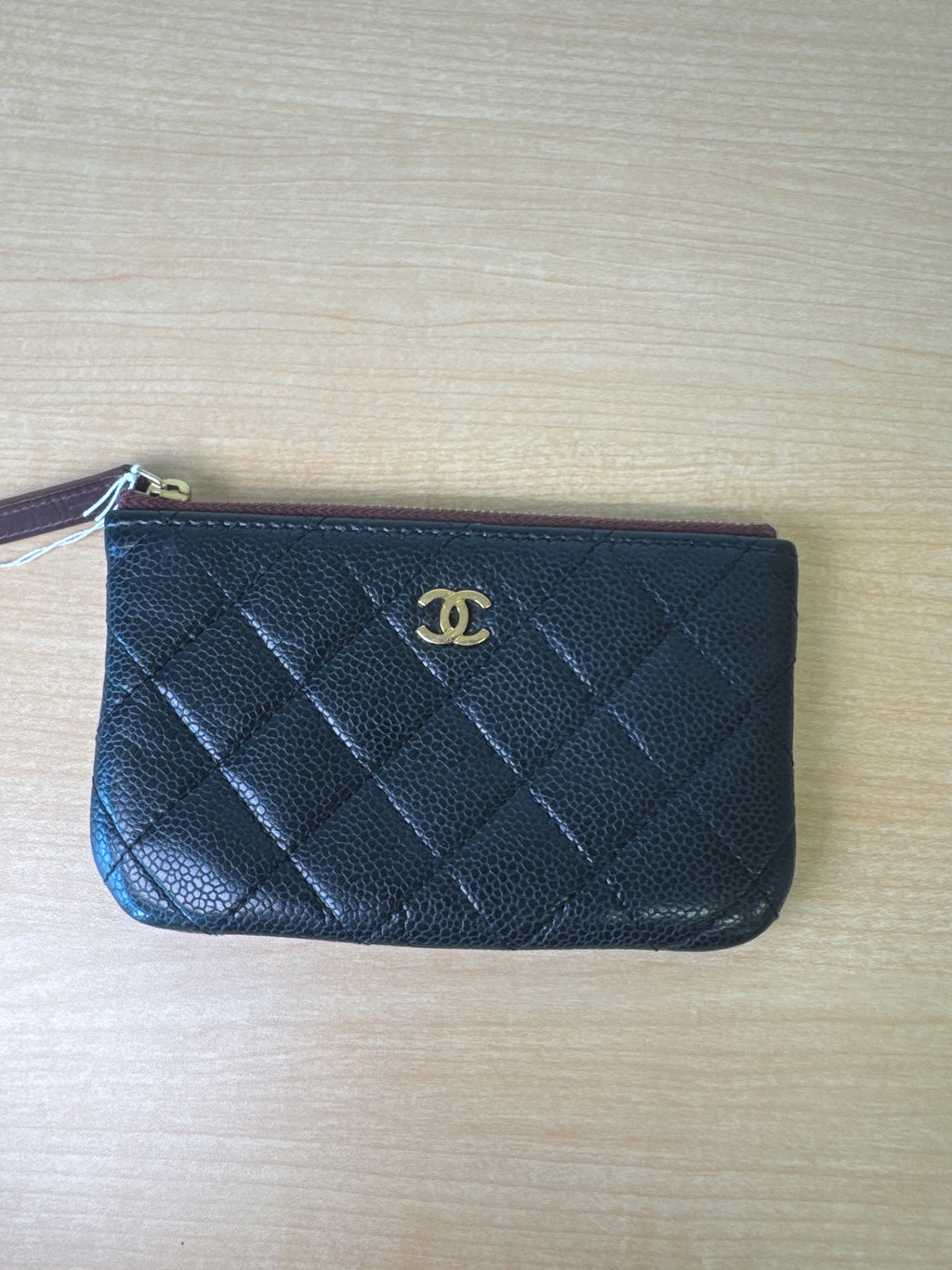 Japan Exclusive: Chanel Coco Mark Quilted Caviar Coin Purse