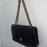 Vintage Chanel Quilted Lambskin Double Flap Bag