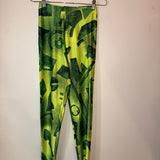 Issey Miyake Green Printed Leggings