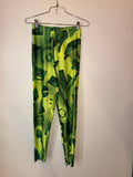 Issey Miyake Green Printed Leggings