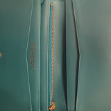 YSL Blue Monogram Wallet