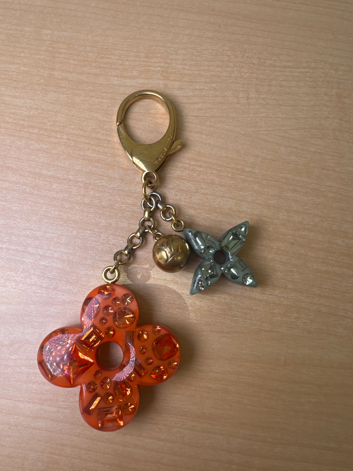 Japan Exclusive: Louis Vuitton Bijou Sac Gram Flower Keychain M65982