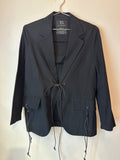 Yohji Yamamoto Leather Belted Jacket
