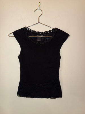 Vivienne Tam Nylon Black tank top