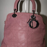 Bundle of Celine Mint Green Crossbody Bag & Dior Pink Cannage Bag