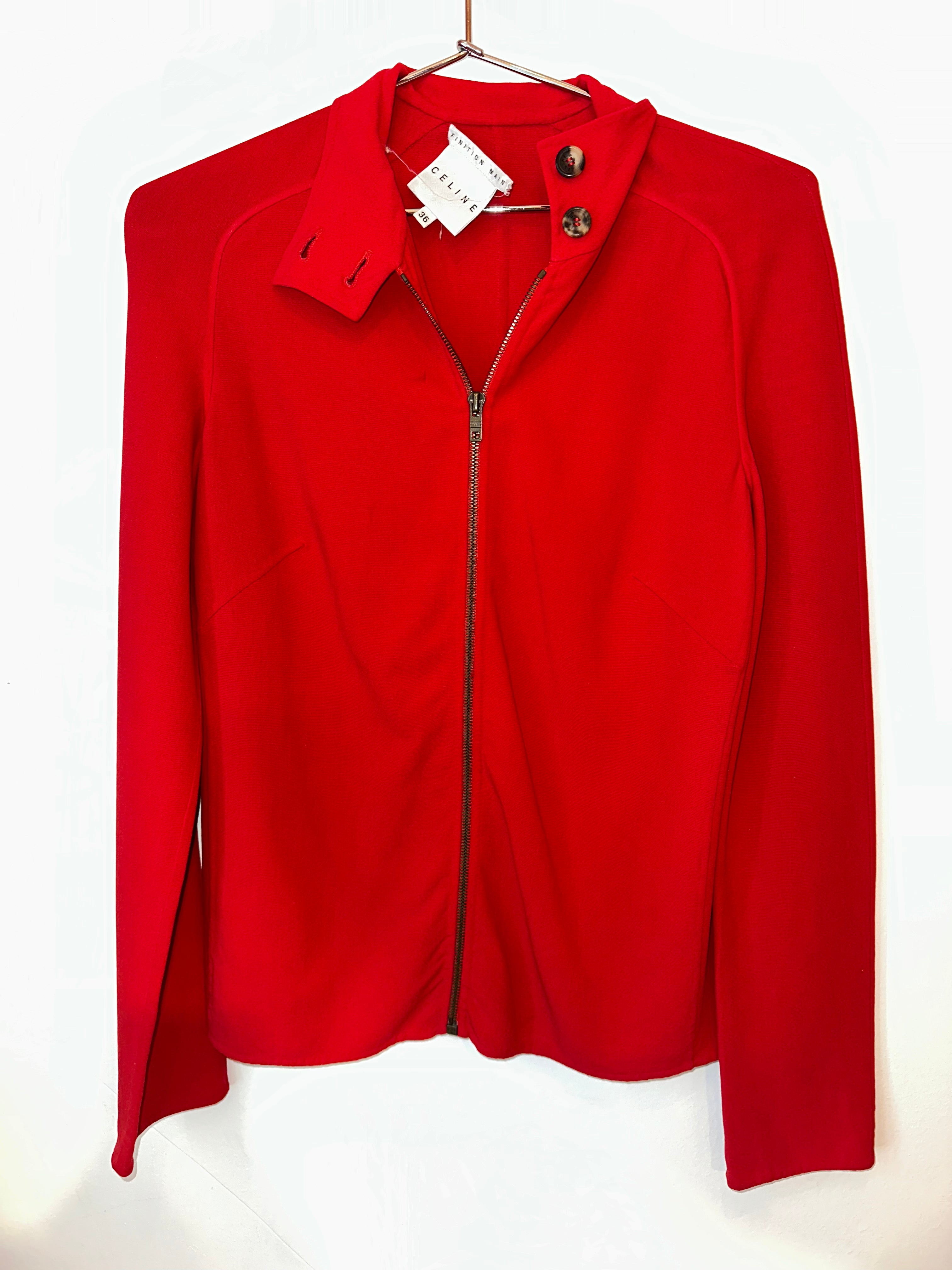 Celine Red Jacket