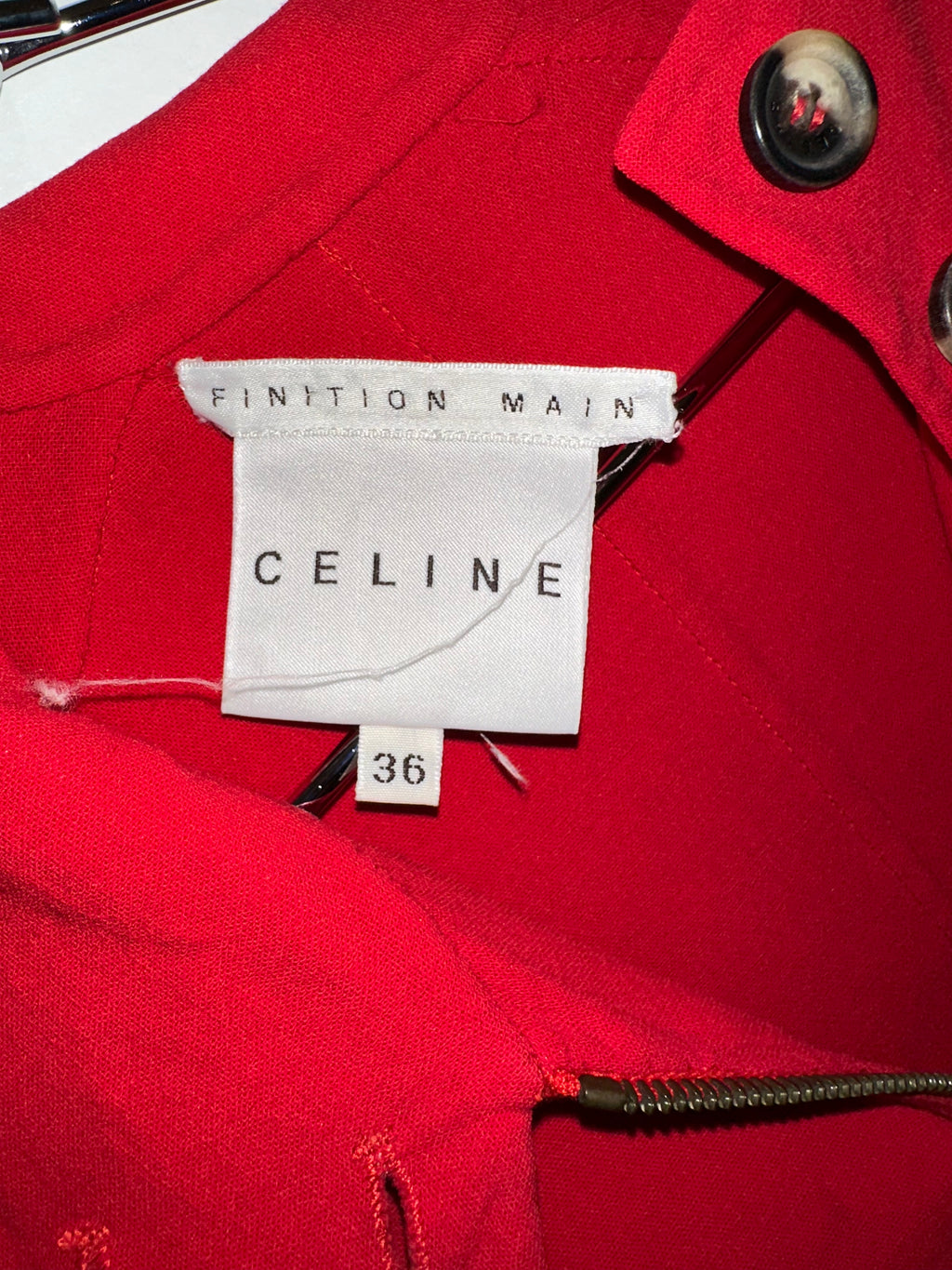Celine Red Jacket