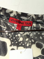 Vivienne Tam Black/White printed top size large