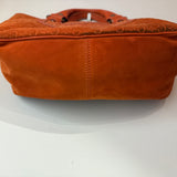 Celine Orange Monogram Handbag