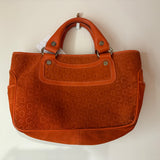 Celine Orange Monogram Handbag