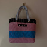 Marni Pink/Blue Woven Mini Bag