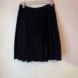 Prada Knee- Length Pleated A- Line Skirt Size 36